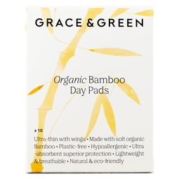 Grace & Green Bamboo Day Pads (Pack 10)