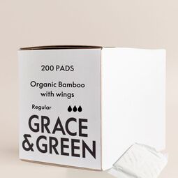 Grace & Green Bulk Bamboo Day Pads (Pack 200)