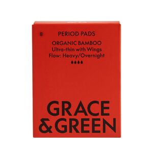 Grace & Green Bamboo Night Pads (Pack 8)